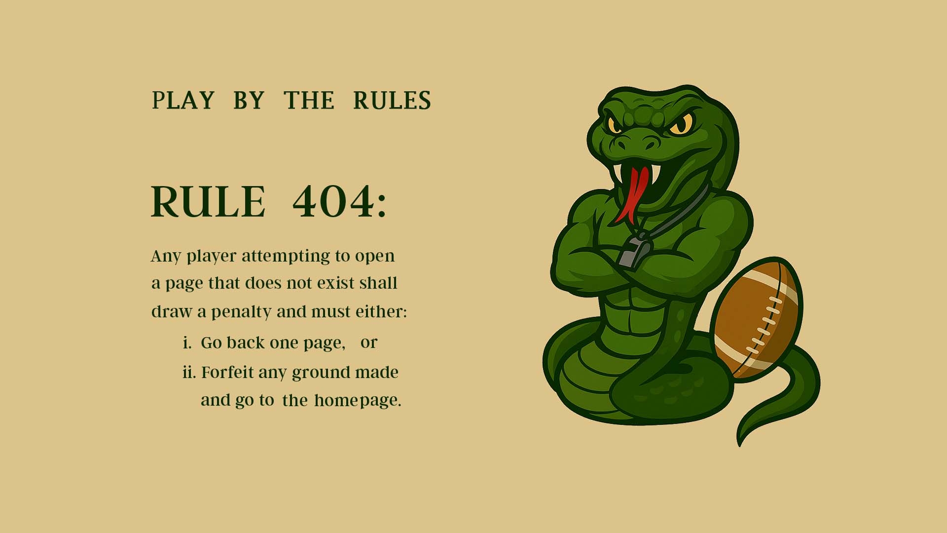 404 Error: The requested page can not be found.